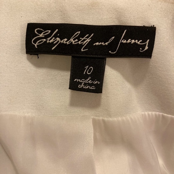 Elizabeth and James single Button Blazer Silk Lapel - Picture 7 of 9